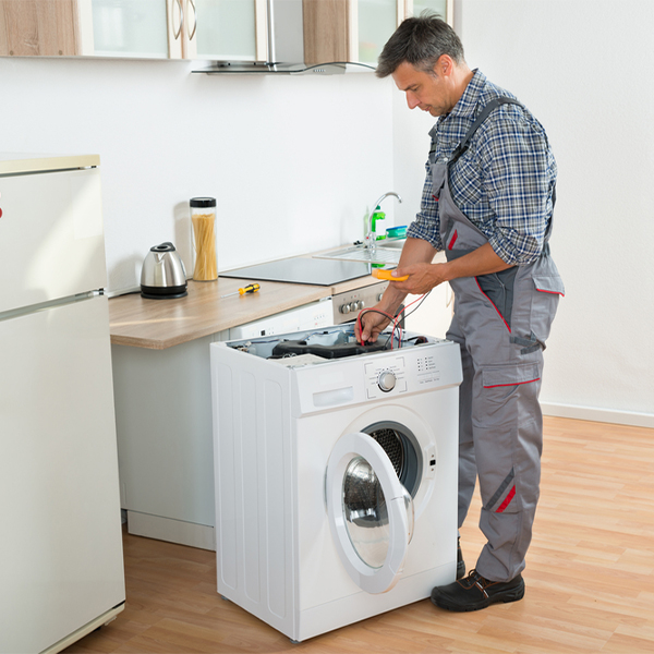 can you walk me through the steps of troubleshooting my washer issue in Clinton NY